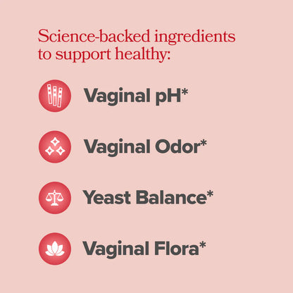 Vaginal Probiotic Capsules - Healthy Vaginal Odor & Flora 60 Count